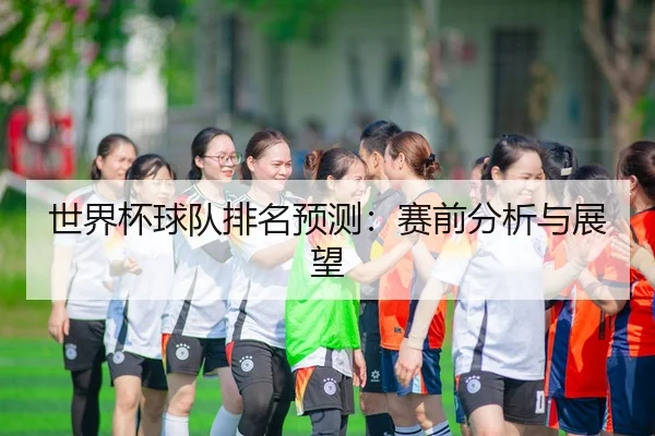 世界杯球队排名预测：赛前分析与展望